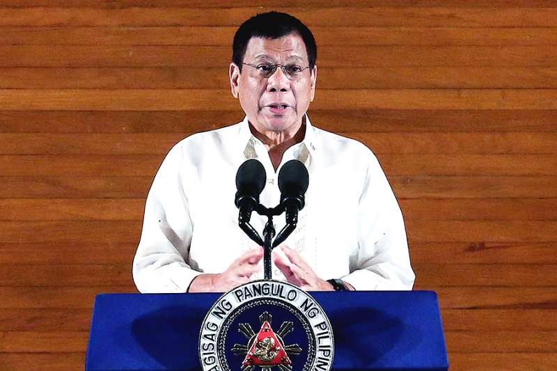 President Rodrigo R. Duterte. Credit: Ace Morandante