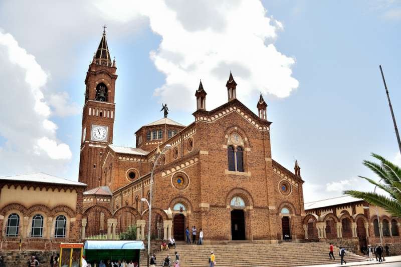 The Church of Our Lady of the Rosary in Asmara. Credit: Hailu Wudineh TSEGAYE/Shutterstock.