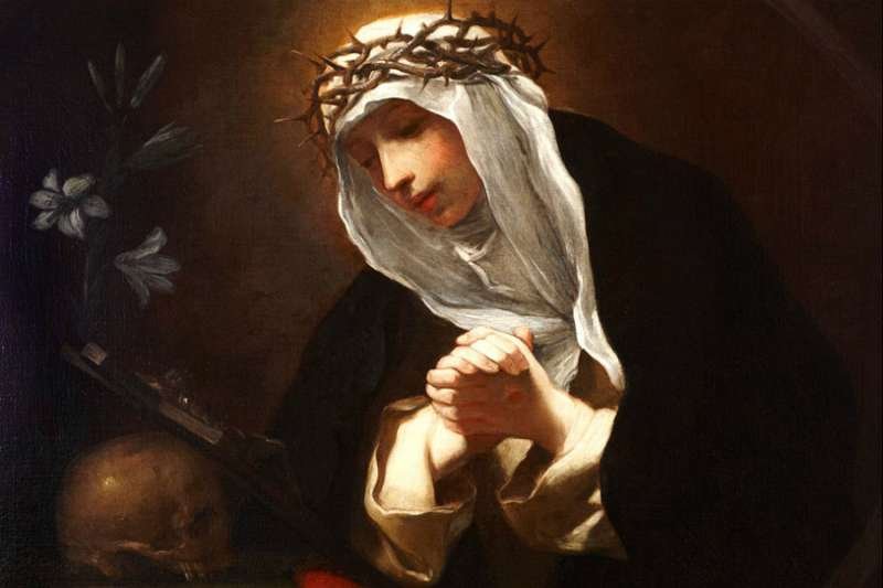 Detail from Saint Catherine of Siena
