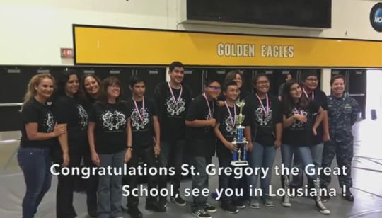St Gregory the Great robotics competition 2016