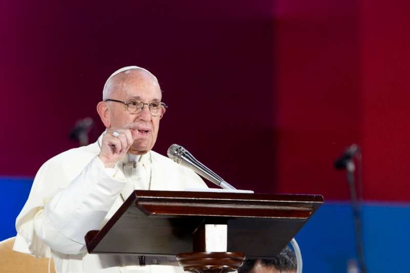 Pope Francis addresses Italian youth at the Circus Maximus in Rome