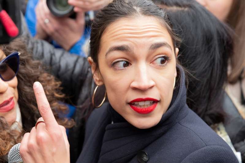 US Congresswoman Alexandria Ocasio-Cortez attends 3rd Annual Women's Rally