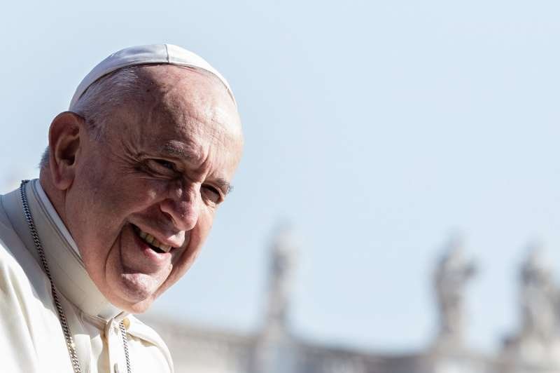 Pope Francis in St. Peter's Square April 17