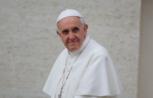 Pope Francis at the May 15