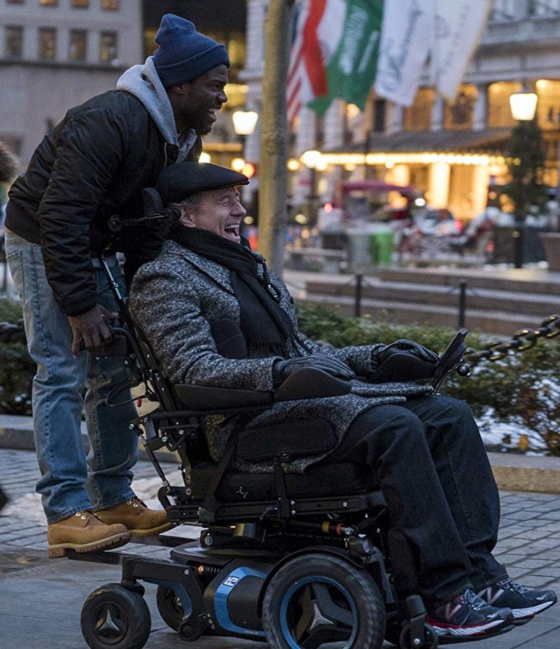Kevin Hart and Bryan Cranston in "The Upside." (IMDB)