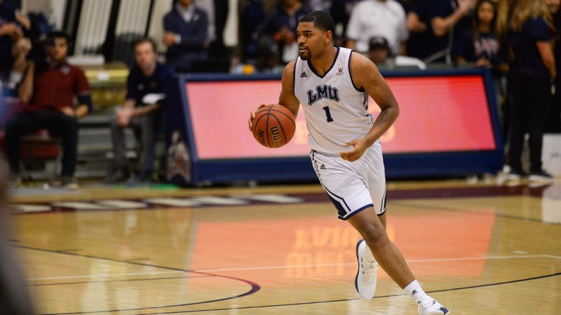 Zafir Williams’ two late free throws gave LMU a 76-74 win over Central Connecticut State on Nov. 21. (PHOTO COURTESY LMU ATHLETICS)