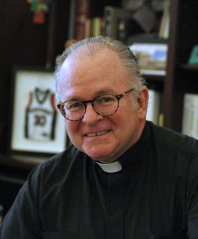 Father Conroy in a 2017 photo. (CNS photo/Rhina Guidos)
