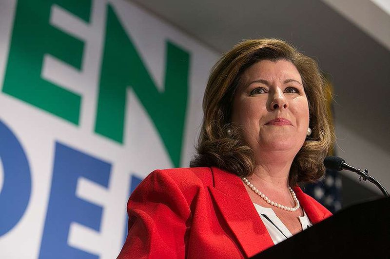 Georgia's 6th Congressional district Republican candidate Karen Handel gives a victory speech