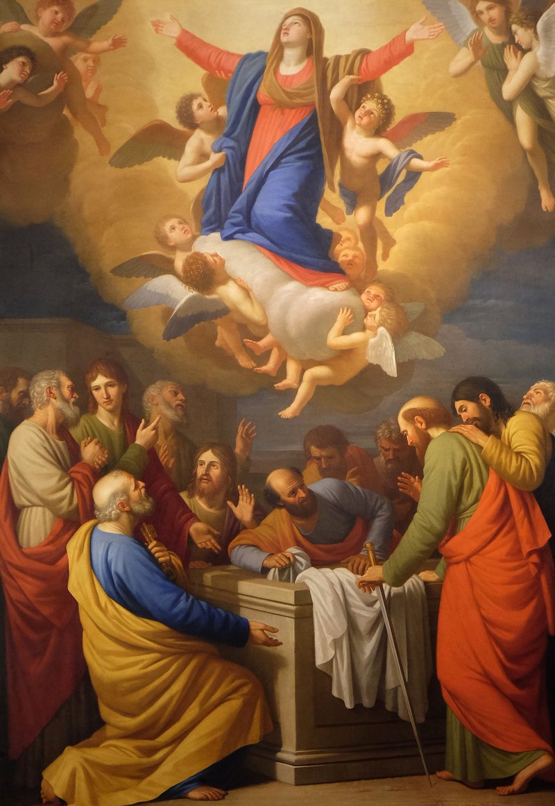 On August 15 we celebrate the Solemnity of the Assumption of the Blessed Virgin Mary — the moment when God took her