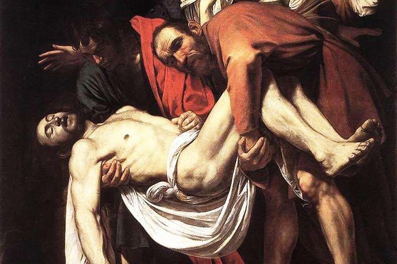 The Deposition by Caravaggio. Credit: Public Domain via Wikipedia Commons.