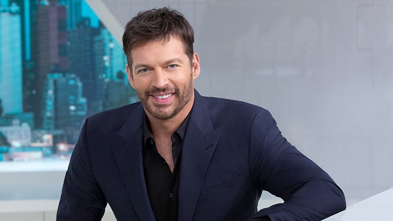 Harry Connick Jr. speaks onstage during a panel discussion about his new daytime talk show “Harry