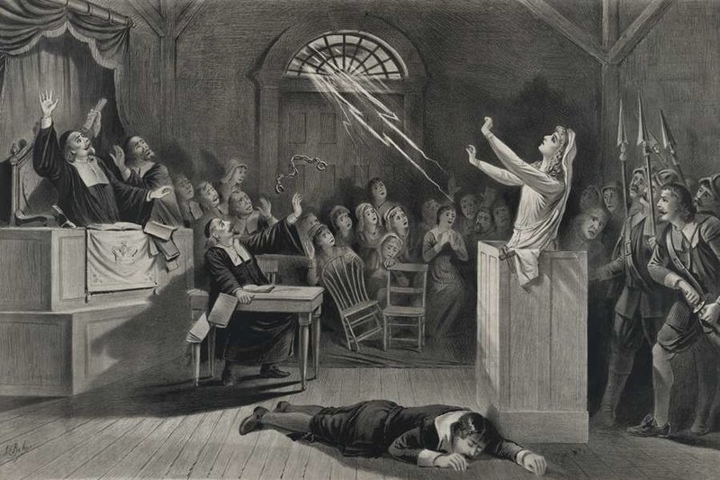 Representation of the Salem witch trials