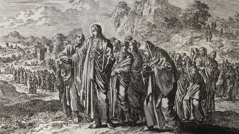 “The Sons of Zebedee,” an etching by Jan Luyken housed at Belgrave Hall, Leicester, England.