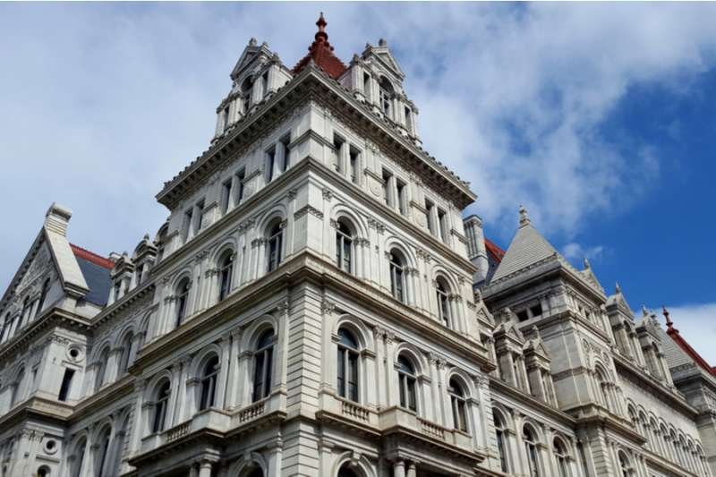 Exterior of the New York State Capitol in Albany. Credit: Nigar Alizada / Shutterstock