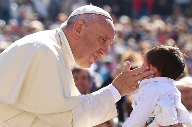 Pope Francis at the General Audience April 20