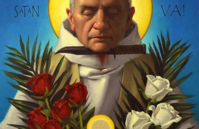 Painting of Father Jacques Hamel