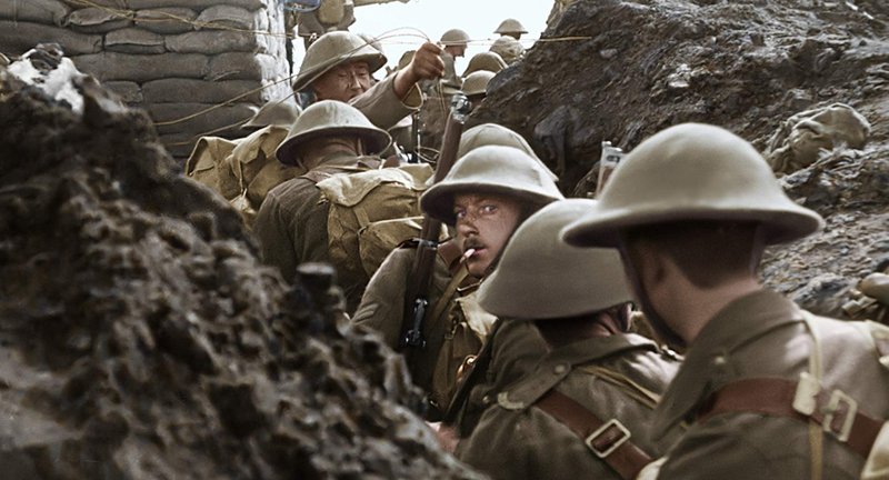 Scene from the movie "They Shall Not Grow Old." (COURTESY WARNER BROTHERS PICTURES VIA IMDB)