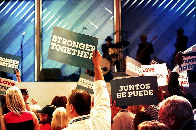 The Democratic National Convention in Philadelphia