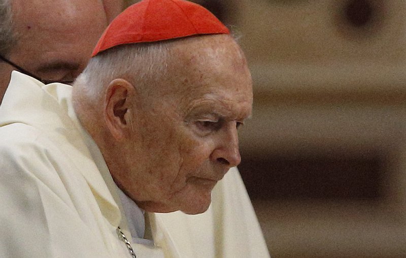Then-Cardinal Theodore E. McCarrick attends a Mass in Rome April 13. The prelate