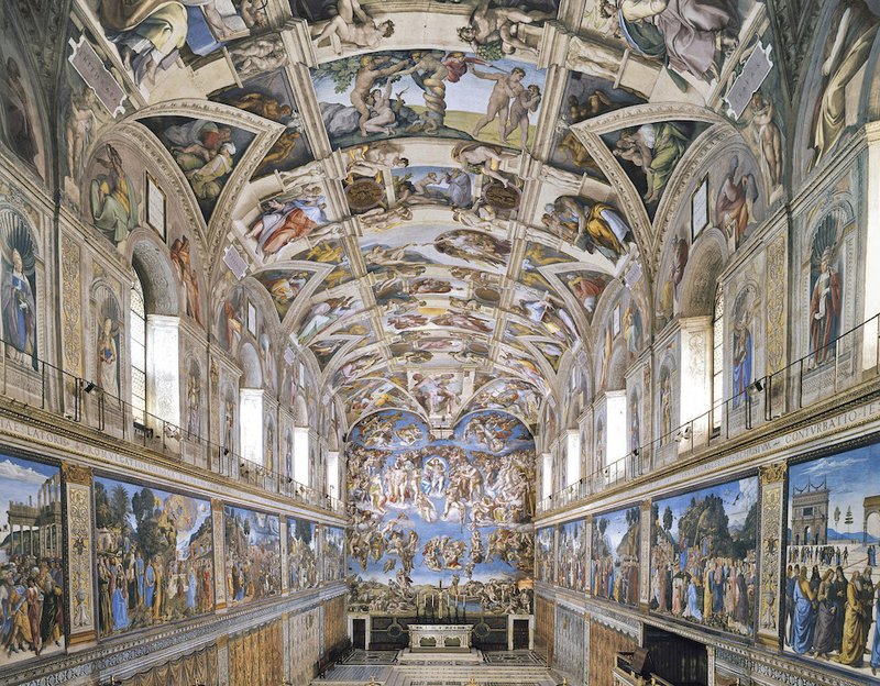 The Sistine Chapel. (CNS photo/Vatican Museums)