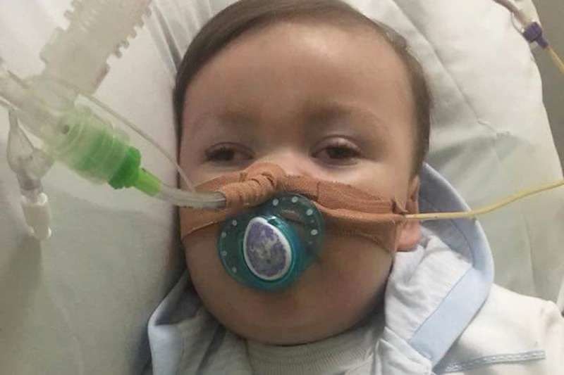 Alfie Evans. Photo courtesy of Alfie's Army Facebook