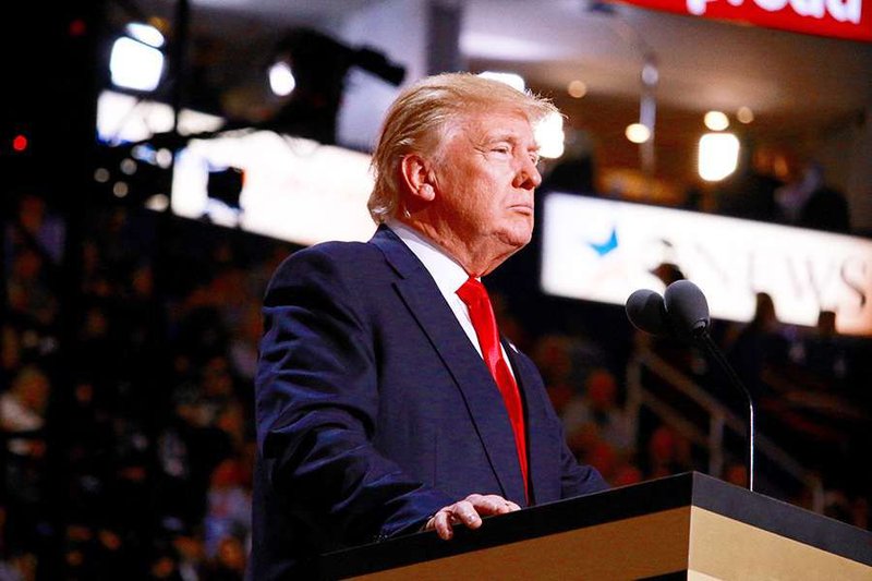 Donald Trump at the Republican National Convention in Cleveland