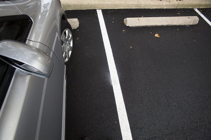 A car is seen in the parking lot at the United States Conference of Catholic Bishops in Washington Nov. 14. Nonprofit and religious leaders