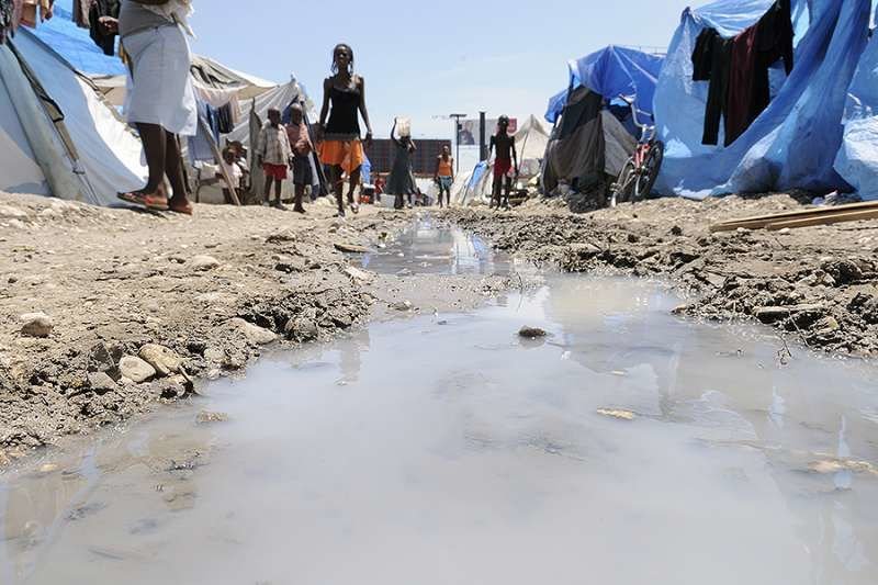 Refugees in Haiti. Credit: arindambanerjee/Shutterstock