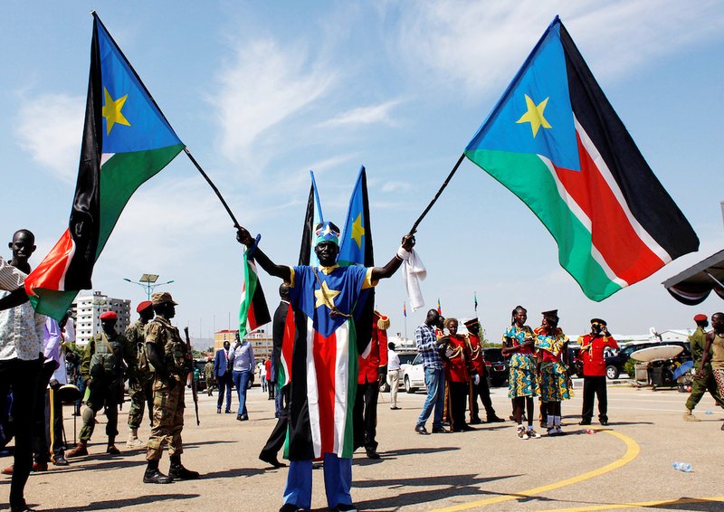 A man in Juba