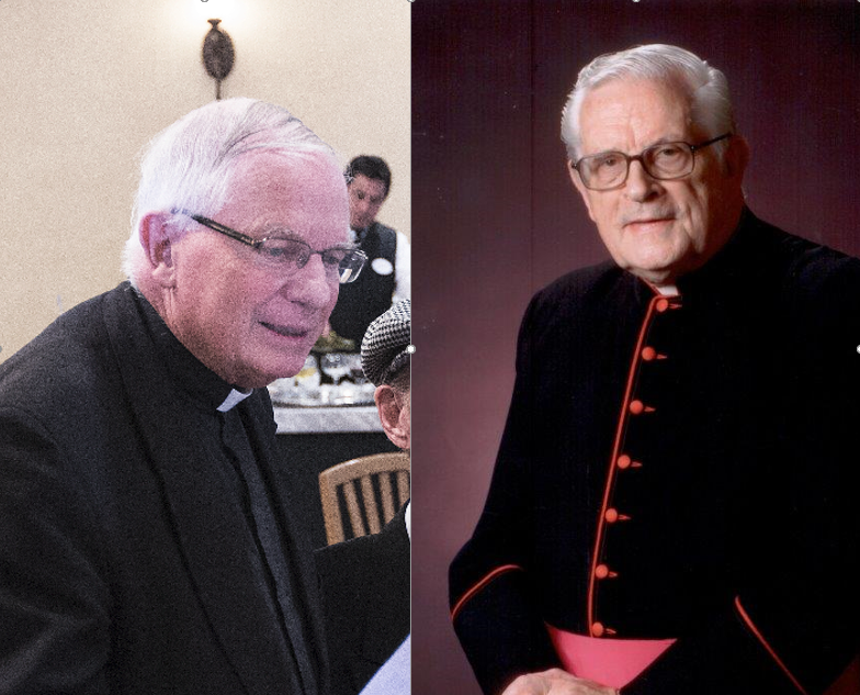 Msgr. Royale Vadakin (left) and Msgr. James Loughnane (right)