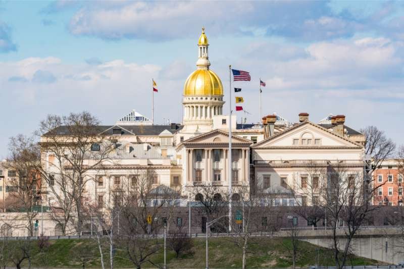 New Jersey state capitol building in Trenton. Paul Brady Photography / Shutterstock