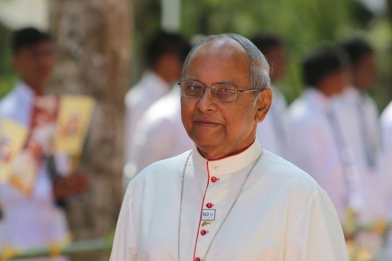 Cardinal Malcolm Ranjith of Colombo in his cathedral city