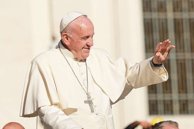 Jubilee audience in St. Peter's Square with Pope Francis in 2016 (Credit: Lucia Ballester/CNA)