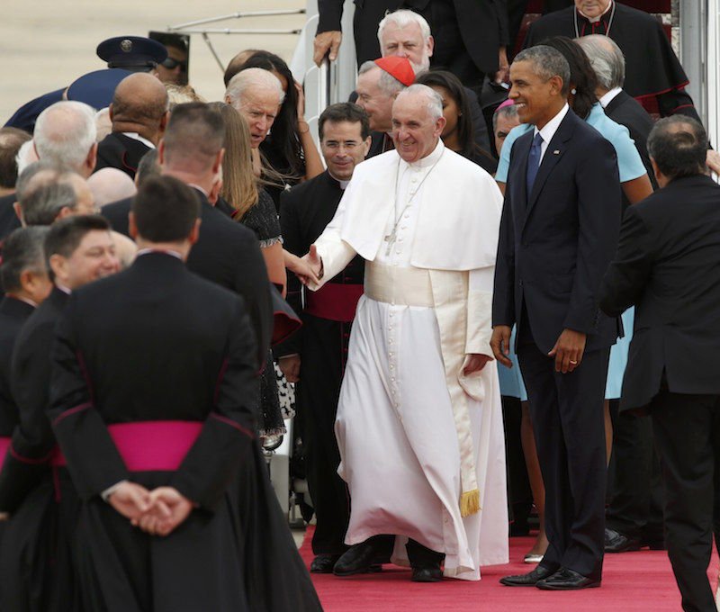 Pope Arrives in U.S.