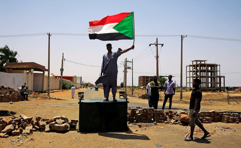 A man in Khartoum