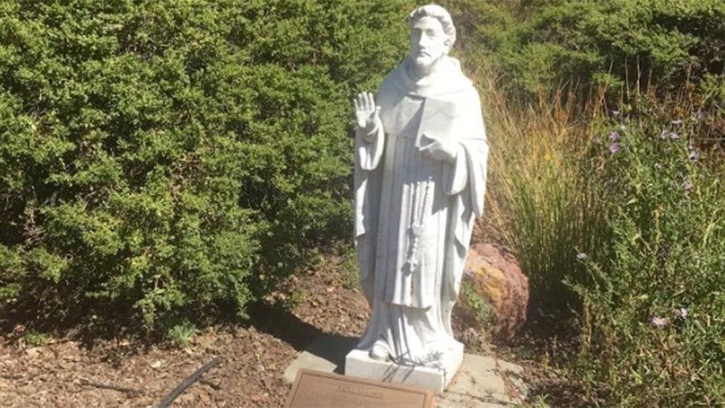 One of the current religious statues on the school's campus. (Courtesy:Dan Babior/San Domenico School)
