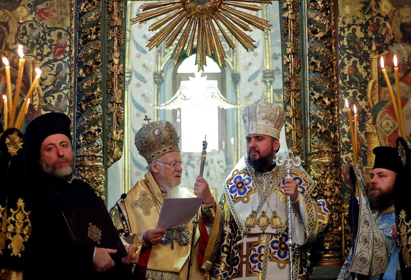 Ecumenical Patriarch Bartholomew of Constantinople and Metropolitan Epiphanius