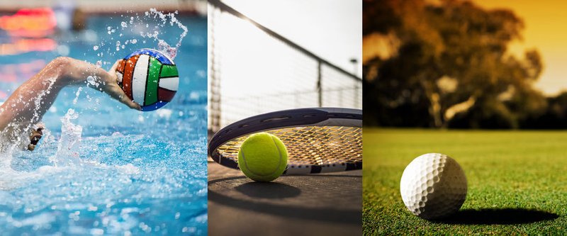 56n17929ha tennis water polo golf