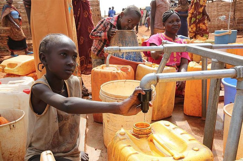 Protection of Civilians site in Wau