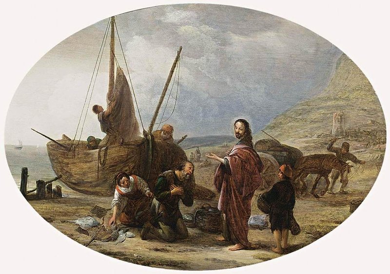 “The Calling of St. Peter and St. Andrew,” by Jacob Willensz de Wet (1632-1675).