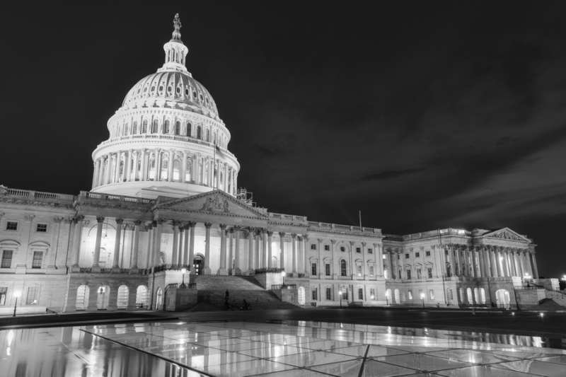 Capitol Building in Washington DC. Image via Shutterstock