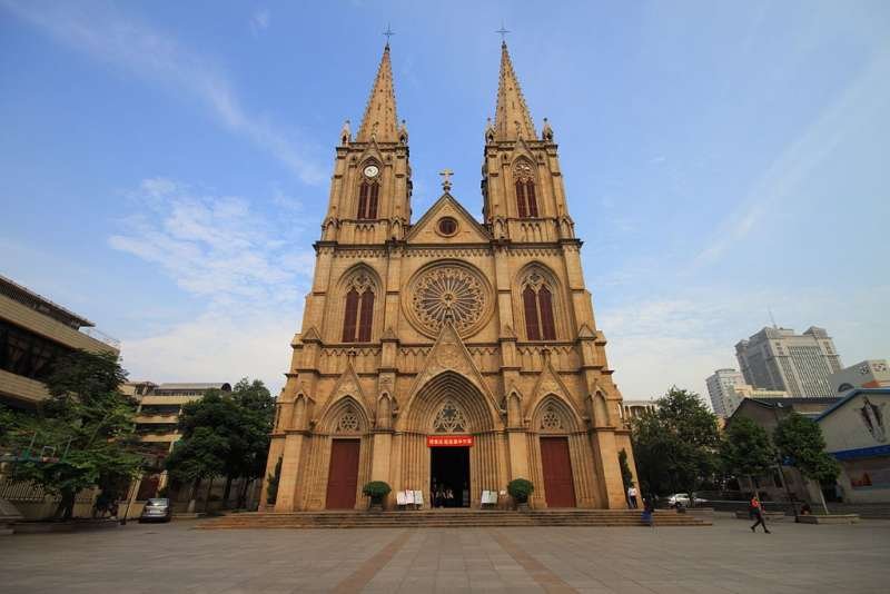Sacred Heart Cathedral in Guangzhou. Credit: Zhangzhugang via Wikimedia (CC BY-SA 3.0).