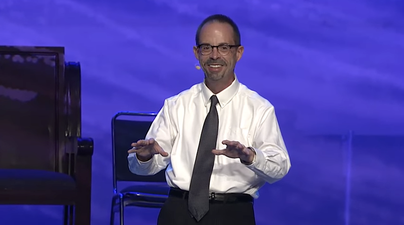 John L. Allen Jr. speaks at the 2018 Religious Education Conference. (SCREENSHOT VIA YOUTUBE)