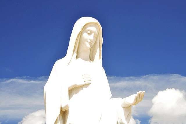 A statue of Our Lady in Medjugorje