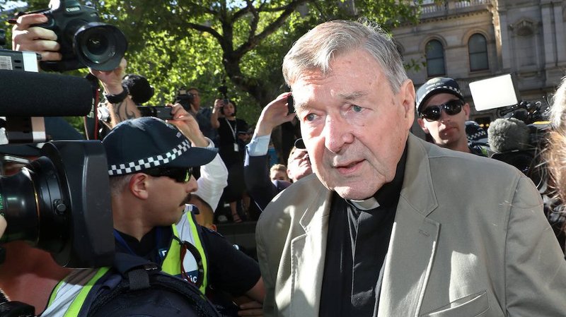 Australian Cardinal George Pell arrives at the County Court in Melbourne. (CNS photo/Daniel Pockett, AAP images via Reuters)