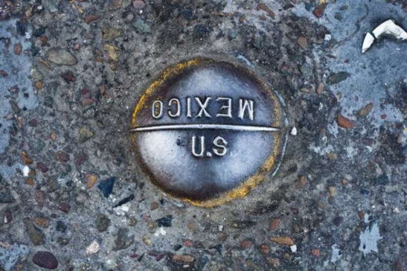 Border Marker at San Ysidro. CNA file photo