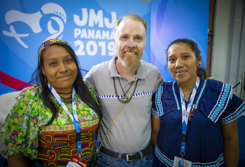 Indigenous World Youth Day pilgrims Edigibali Lopez