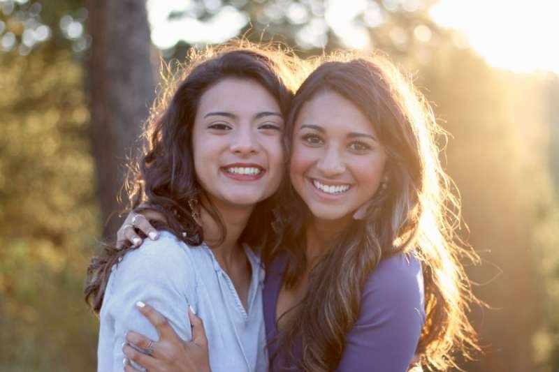 Miriam and Veronica Miller of Golden