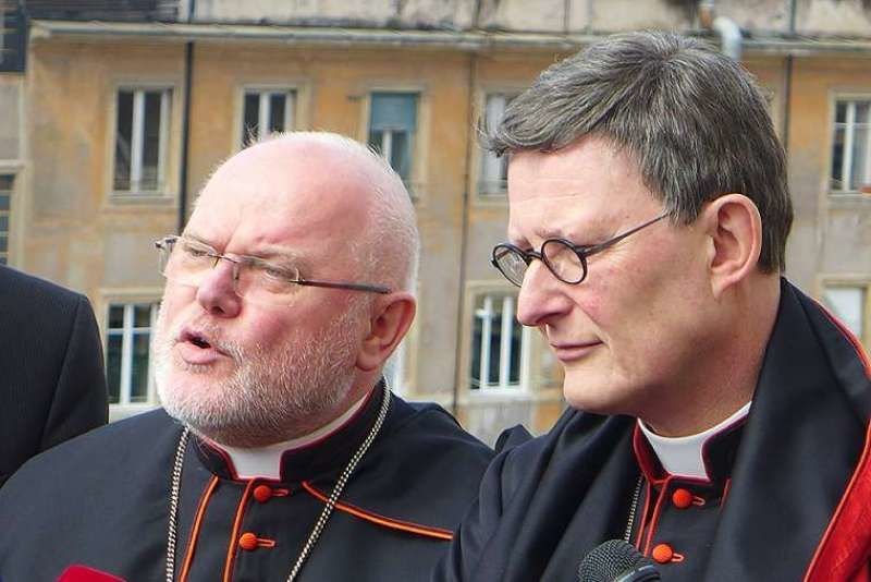 Cardinal Reinhard Marx of Munich and Freising and Cardinal Rainier Woelki of Cologne in Rome