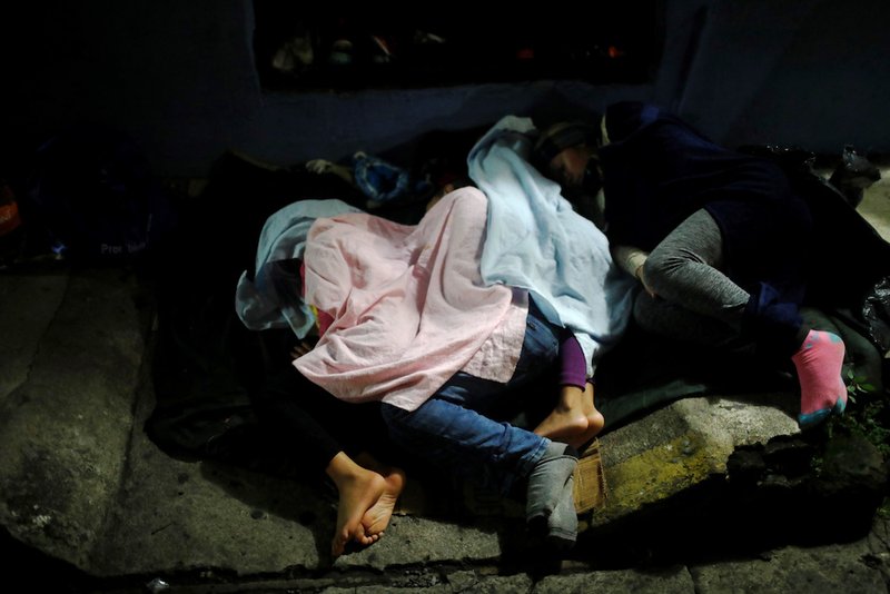 Central American migrants in Tapachula